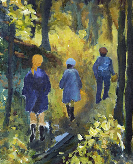 Promenaden, painting