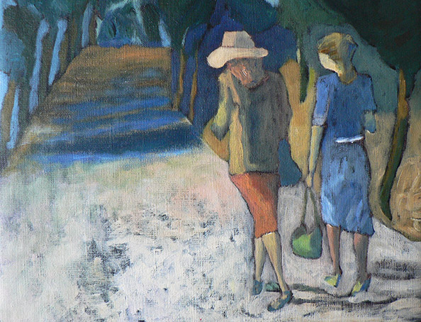 Bästa väninnor, painting